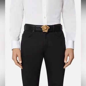 Versace LA MEDUSA LEATHER men’s BELT